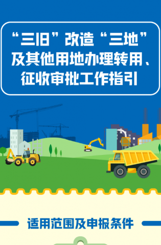 “三舊”改造“三地”及其他用地辦理轉(zhuǎn)用、征收審批工作指引