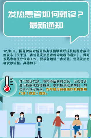 發(fā)熱患者如何就診？最新通知